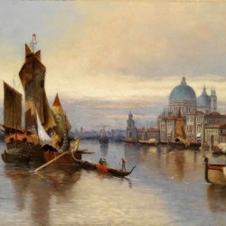 Sailing down the Venice River